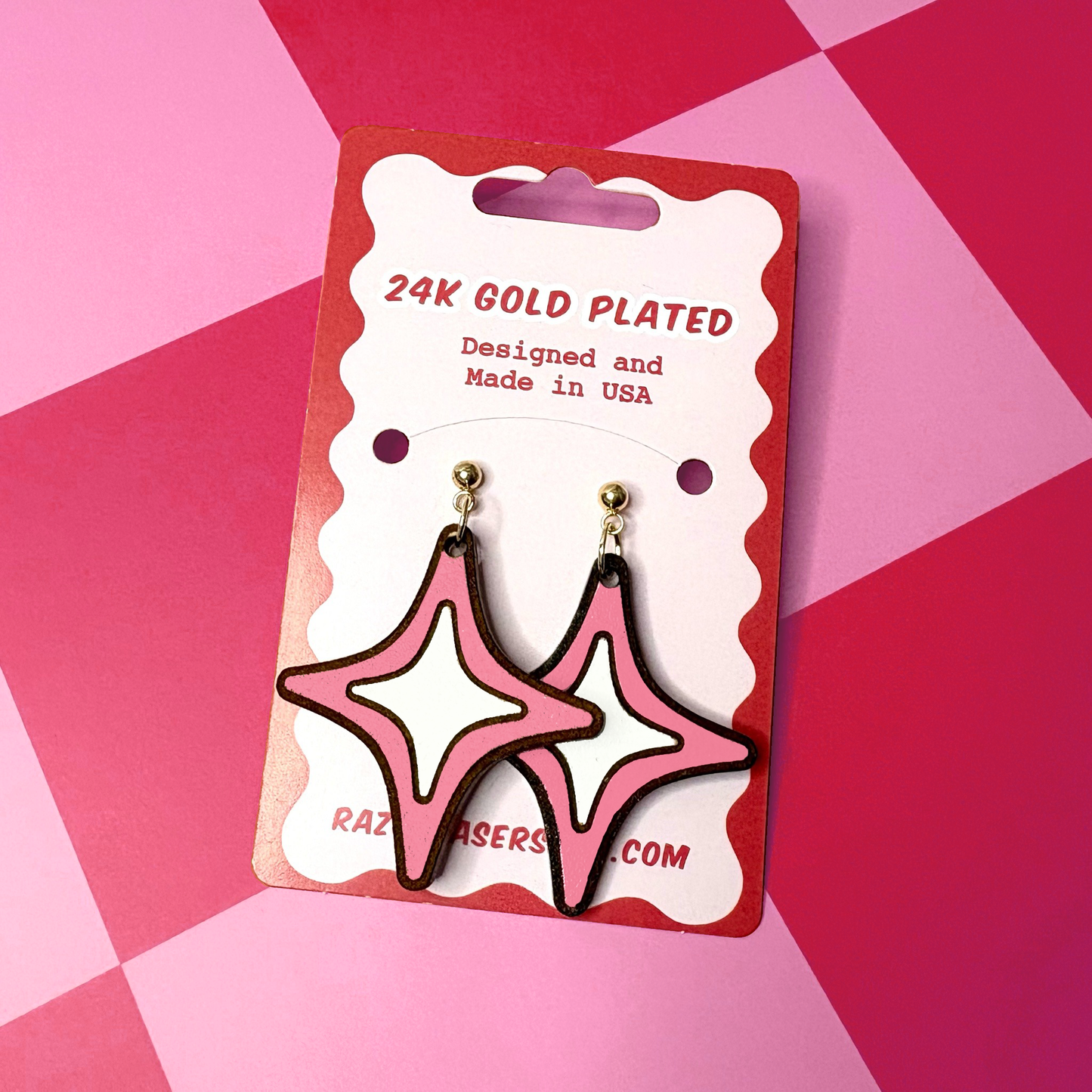 Diamond Retro Earrings