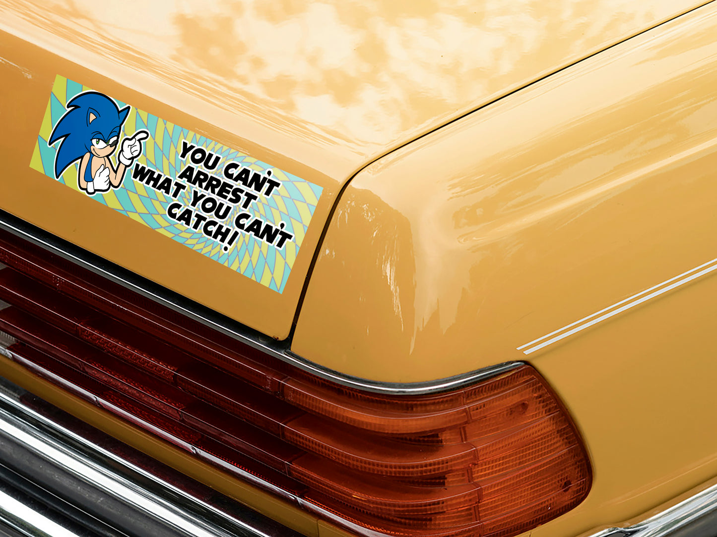 Sonic Bumper sticker