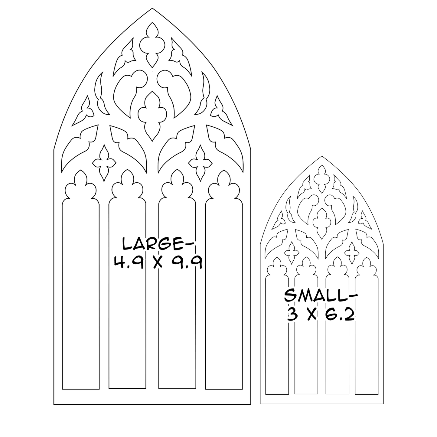 Cathlolic Cathedral Arch - 2 panel Canvas