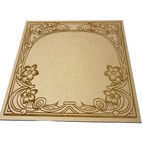 Art Nouveau Wood Canvas