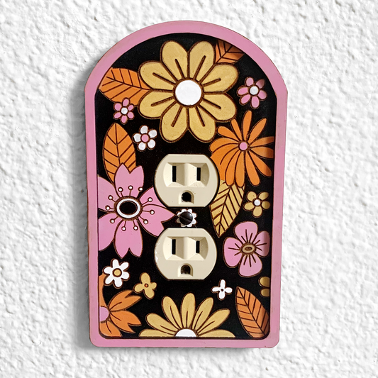 Flower Power Wall Outlet cover
