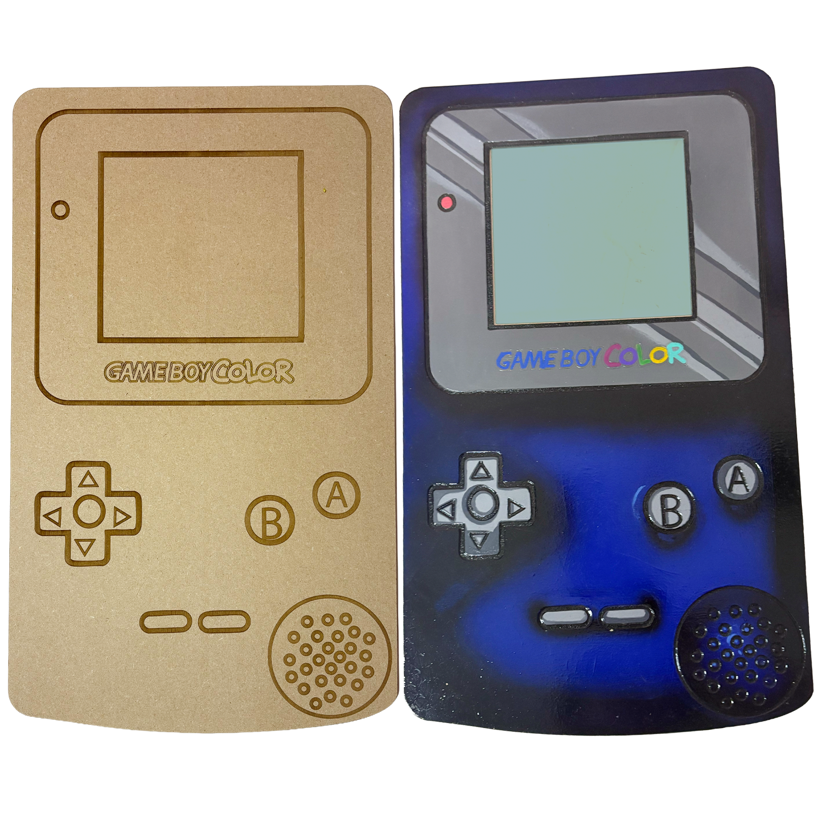 Gameboy Wood Canvas