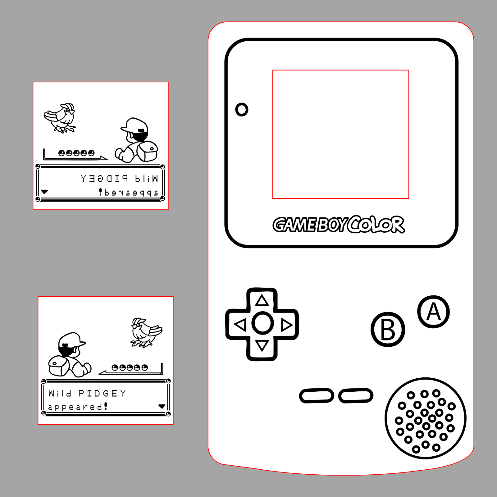 Gameboy Mirror Digital Laser File