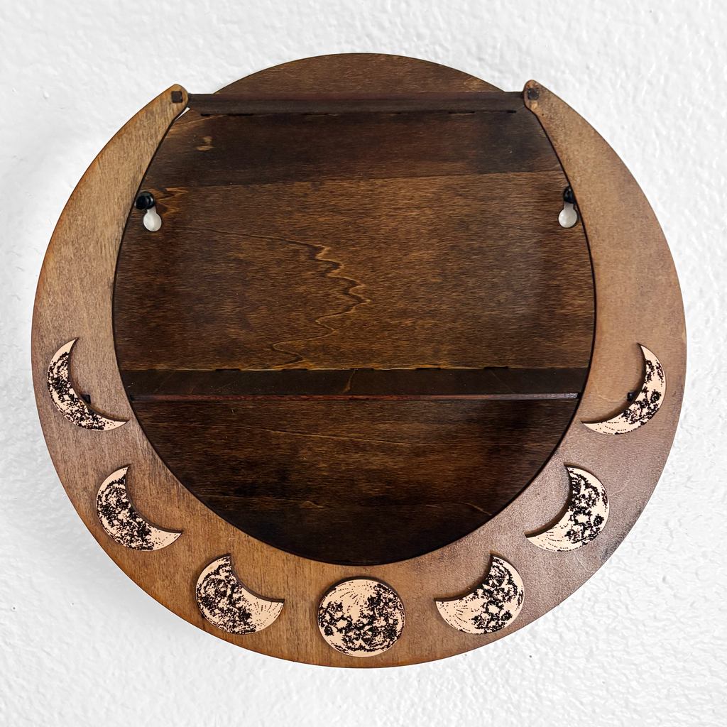Moon Phase Wall Shelf