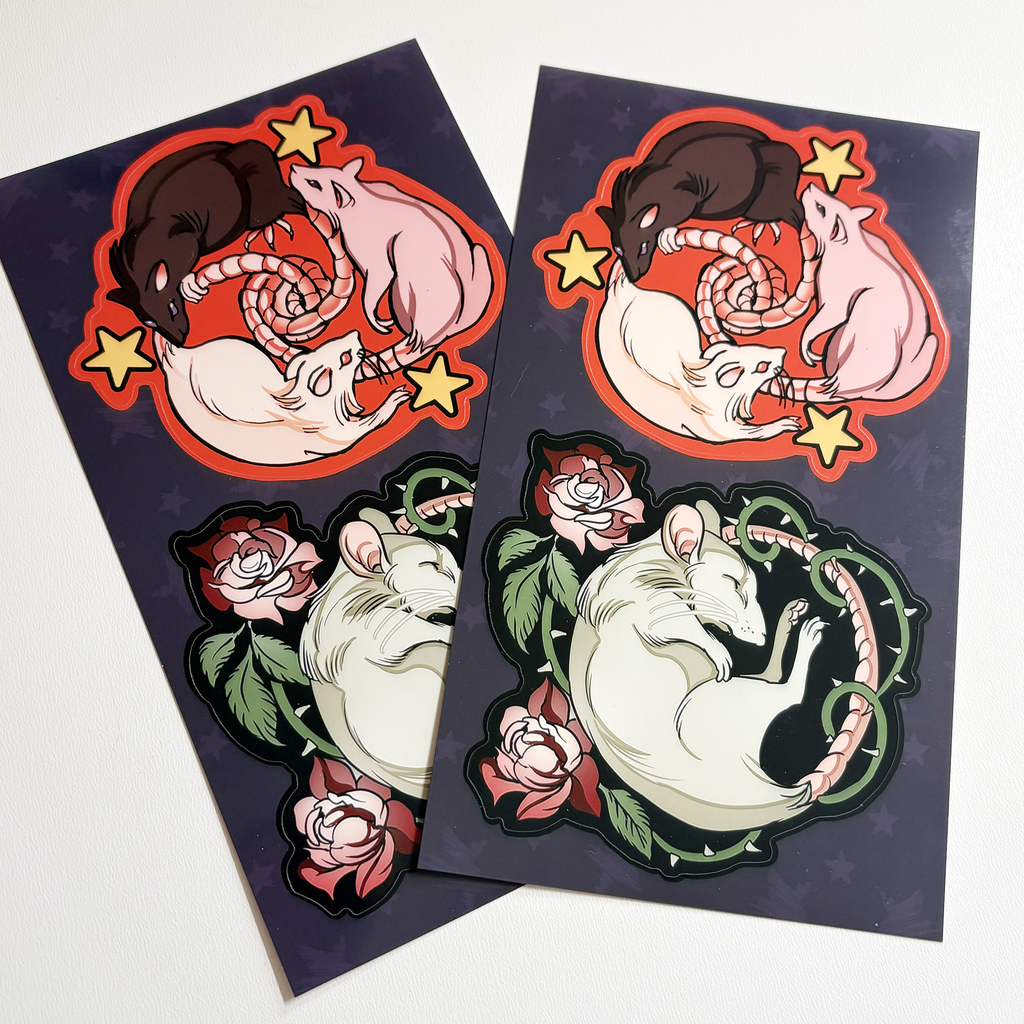 Rat Sticker Sheet