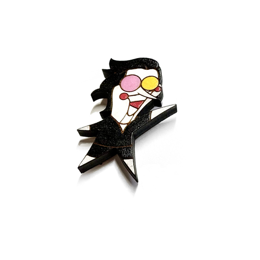 Spamton Wood Pin