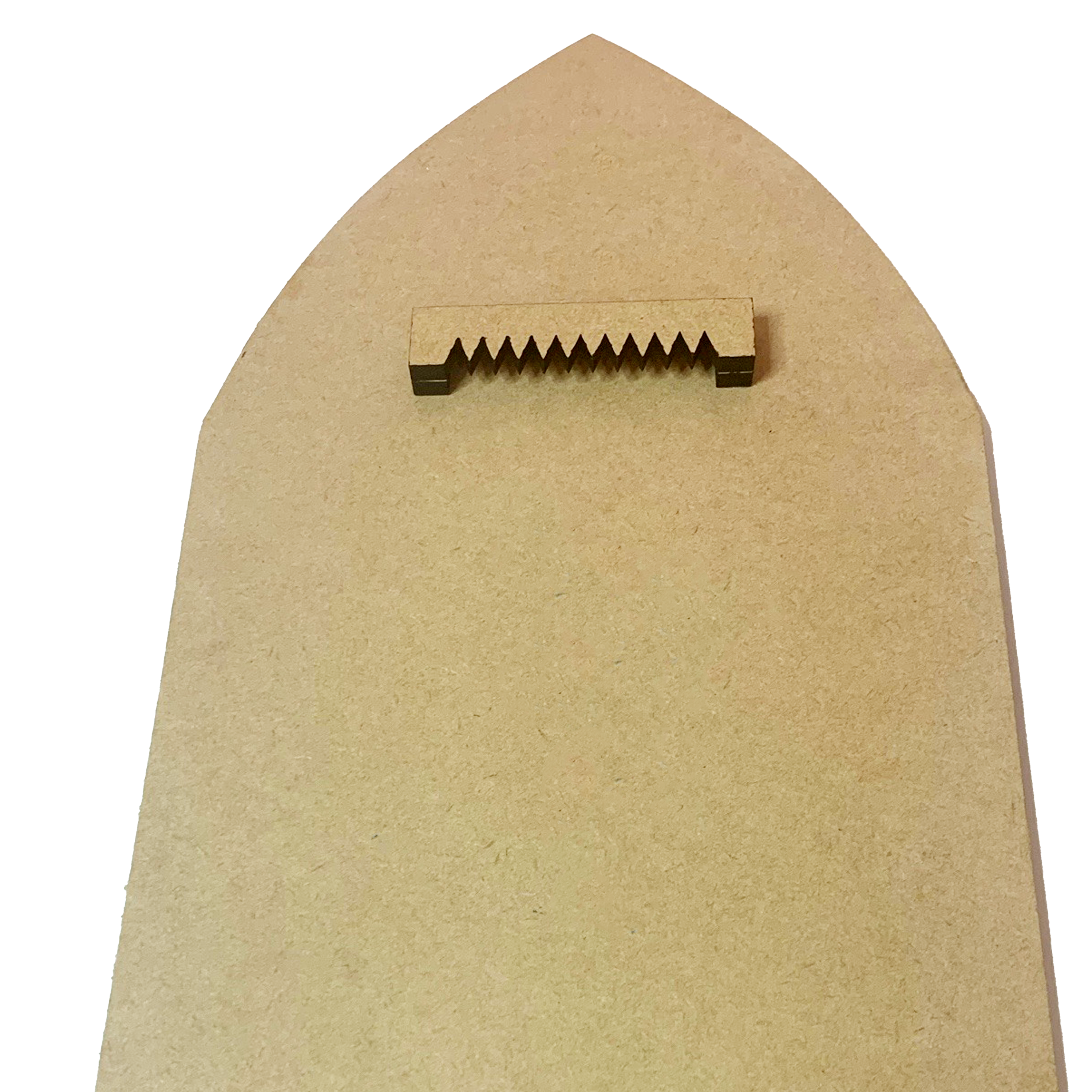Cathedral Window Wood Canvas